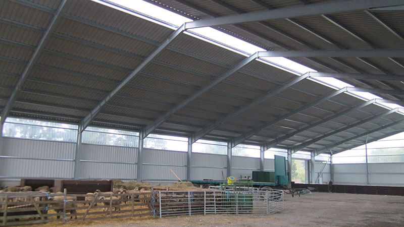 Landwirtschaftliche Halle Ansicht3