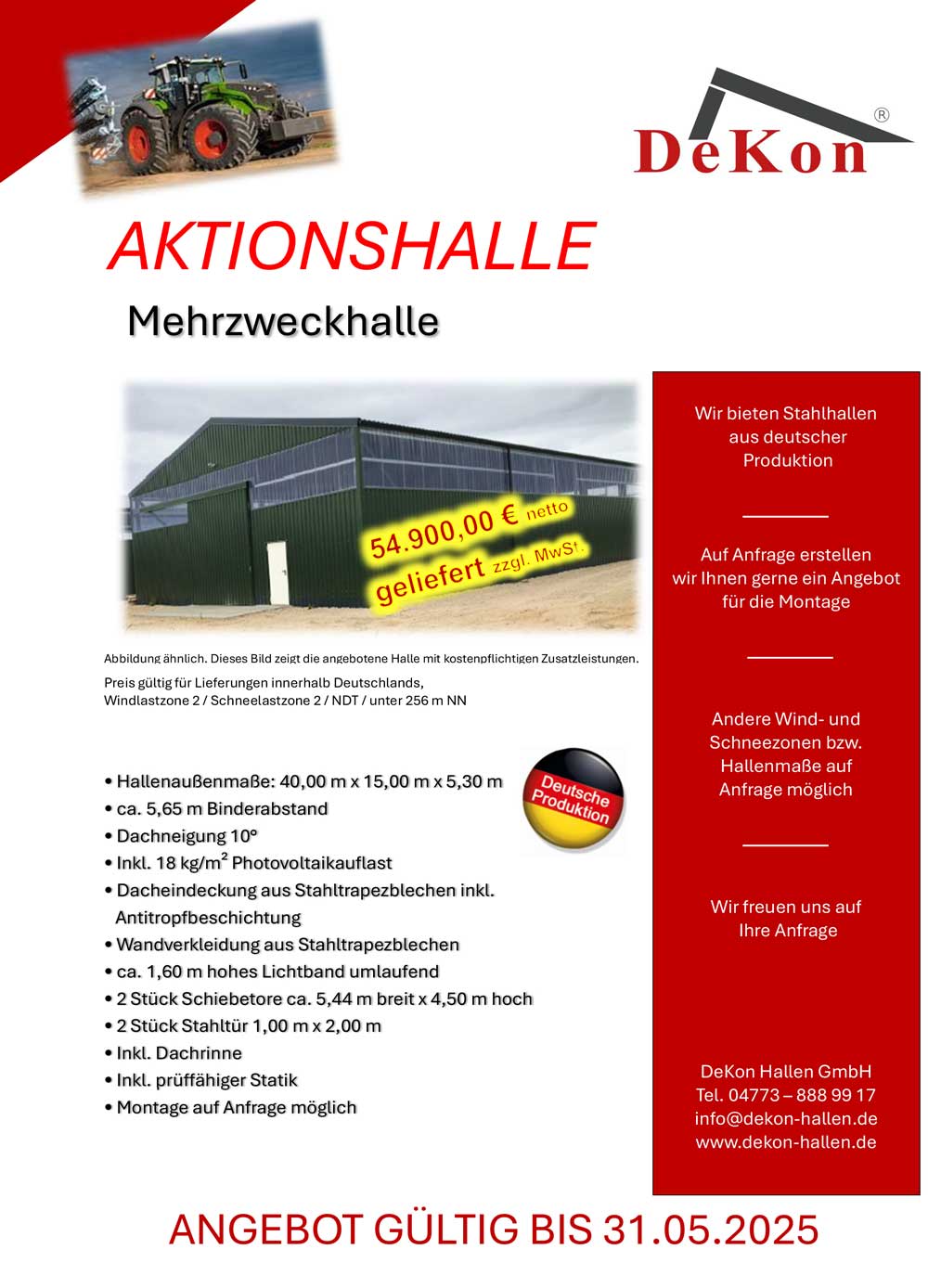 Aktionshalle1 Dekon