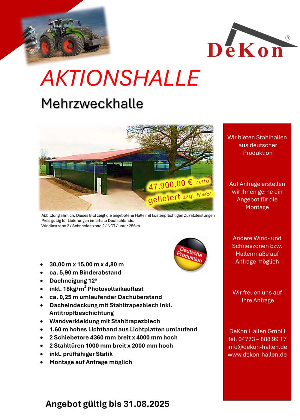 Aktionshalle1 Dekon