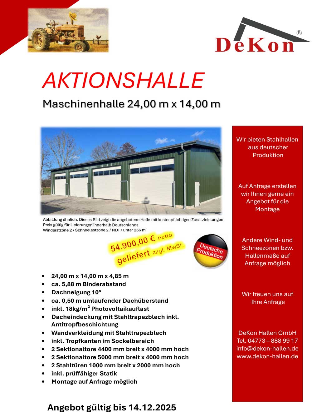 Aktionshalle2 Dekon